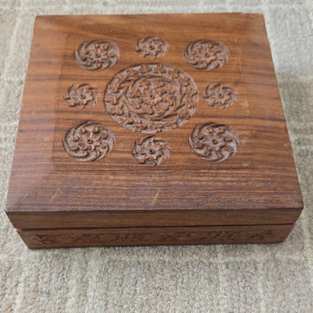 Handcrafted Wooden Decorative Box